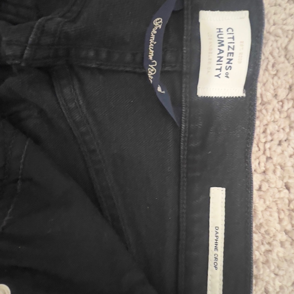 Citizens Of Humanity Black High Rise Jeans - Picture 3 of 4